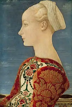 Domenico Veneziano, Portrait of a Lady.