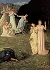 Pierre Puvis de Chavannes, Death and the Maiden, c. 1872