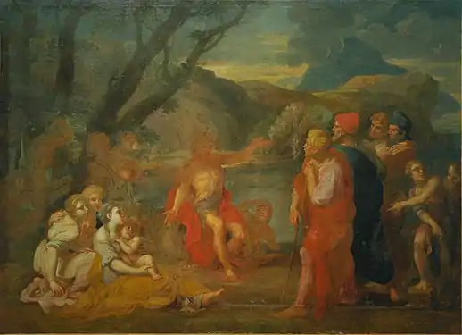 Saint John Preaching in the Desert, attributed to Pierre Rabon (Musée des Beaux-Arts, Carcassonne)