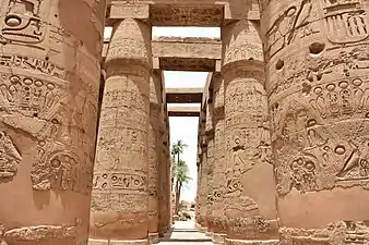 Hypostyle Hall of the Karnak Temple Complex, Luxor, Egypt, c.1294–1213 BC
