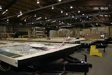 Construction starts with the frame.