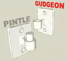 Image depicting a gudgeon with a pintle
