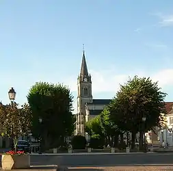 Main square and church