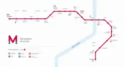 Map of Granada Metro.