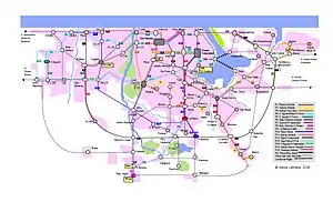 Map of Havana MetroBus