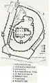 The plan of the fortified church