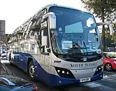 Leger Holidays Plaxton Panther 2 bodied Volvo B9R in August 2011.