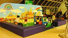 The Wonder World play area at the departure lounge of Suvarnabhumi International Airport, Bangkok