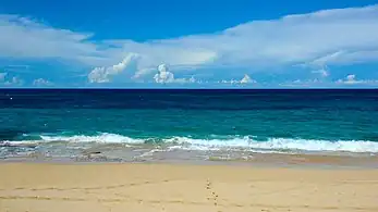 Los Tubos Beach in Tierras Nuevas Saliente