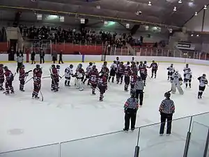 Ice rink of McConnell Arena