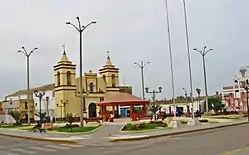 Main plaza of Moche