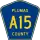 County Road A15 marker