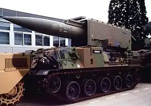 A French Pluton missile in transit mode.