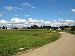 Roadsign on Carska Droga, pointing to Stójka village