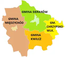 Division into gminas