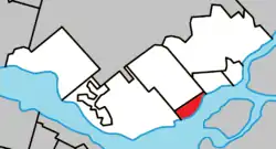 Location within Deux-Montagnes RCM