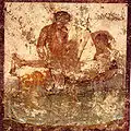 Sexual scene. Casa del Ristorante in Pompeii