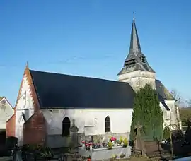 The church in Ponches-Estruval