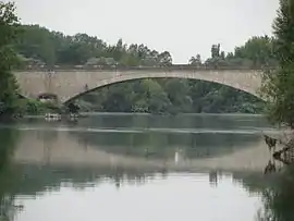 Bridge across the Rhône at Les Avenières
