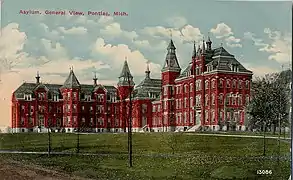 Eastern Michigan Asylum for the Insane, Pontiac, Michigan