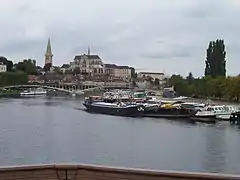 The Yonne River at Auxerre