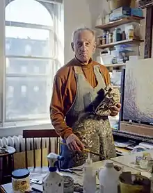 Portrait of Frederick Terna in his studio