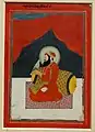 Portrait of Guru Tegh Bahadur from last quarter of 19th century.