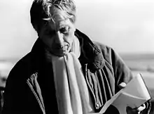 Nanni Cagnone in Genoa (2001), photograph by Pino Usicco