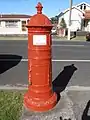 Early pillar box in Thames, New Zealand