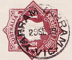 1919 Yarram Yarram postmark.