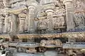 Pot shaped ballasts in temple architecture, characteristic of Cholas, Chennakesava Swamy temple, Pushpagiri