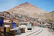 City of Potosí, a mining town at the foot of Rich Hill (Cerro Rico), the world’s largest silver deposit.