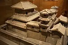 A pottery palace from the Han dynasty (202 BC&nbsp;– AD 220)