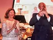 German Dragon Class, Gold Dragon presented by Queen Silvia of Sweden 15th July 2009.