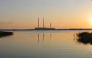 Elektrėnai Reservoir and the Power Plant in 2003
