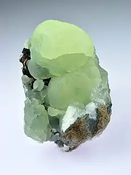Image 38Prehnite, by Iifar (from Wikipedia:Featured pictures/Sciences/Geology)
