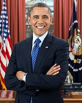 Barack Obama: 44th President of the United States; United States Senator from Illinois; Nobel laureate — Columbia College