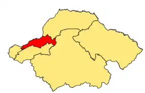 Location of the ward