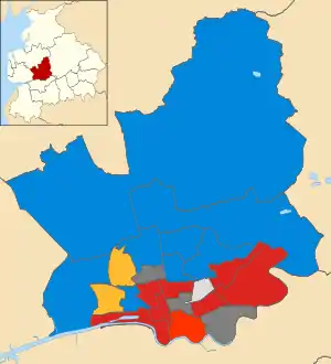 2007 results map