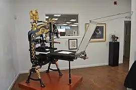 Ornately-decorated Columbian press