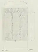 Projet (ultérieur ?) de décor pour l'alcôve (non Versailles), BNF