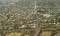 Prospect Road aerial view, facing north