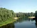 River Psel under a bridge in Hadiach