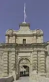 Mdina Gate, designed by the French architect Charles François de Mondion in 1724