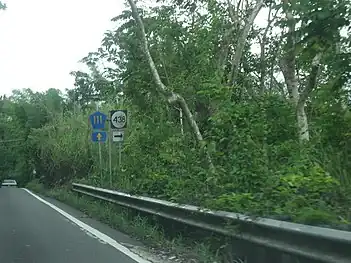 PR-111 at its junction with PR-438