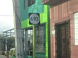 PR-693 in downtown Dorado