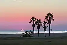 Sunset in Vilanova i la Geltrú.