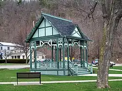 Bandstand in Pulteney Square, April 2011