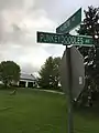 Street sign for Punkeydoodles Avenue at Huron Road