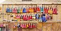 Puppets on sale in the narrow alleys of Jaisalmer Fort